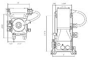 POMPE ASSISTANCE DIRECTION SPA HP SEASTAR PA1200-2HP POUR SUZUKI  DF300, DF325, DF350 4.4L V6 DOUBLE HELICES