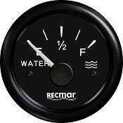INDICATEUR NIVEAU D'EAU EURO 0-190º NOIR 52MM