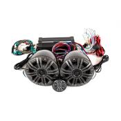 Kit jet ski 4'' - Système audio - Enceintes coniques étanches noires