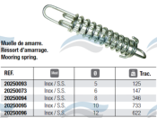 RESSORT DE MOUILLAGE INOX 6MM