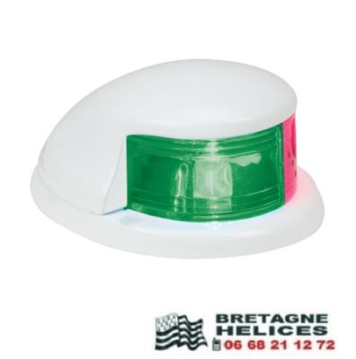 FEU DE NAVIGATION PERKO BI COULEUR HORIZONTAL BLANC 0227DP0WHT