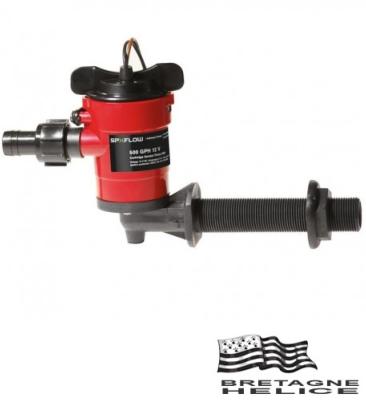 POMPE DE VIVIER A ENTREE COUDEE 50L/MIN JOHNSON PUMP 32-3850