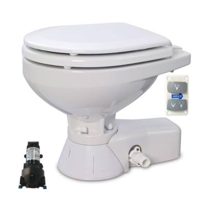 WC ÉLECTRIQUE QUIET FLUSH COMPACT 12V + POMPE JABSCO 37245-3092