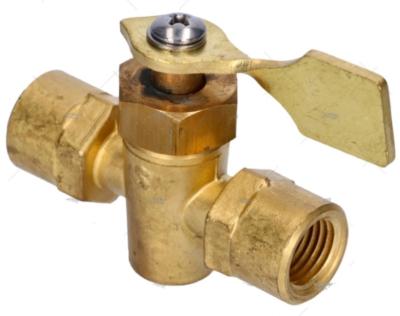 VANNE 2 VOIES LAITON 1/4 NPT F/F