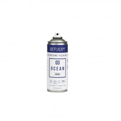 REPAINT BLEU 5005 PEINTURE FLEXIBLE POUR VYNIL PVC HYPALON SPRAY 400ML