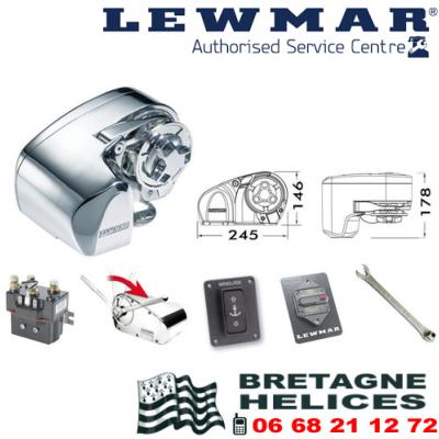 KIT GUINDEAU COMPLET LEWMAR PRO SERIE 1000 700W 12V 6657011198-311 BARBOTIN 8 MM