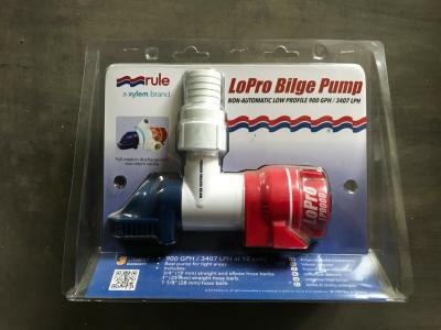 Pompe de cale Rule Lopro LP900D immergeable manuel 12V 3400L/h