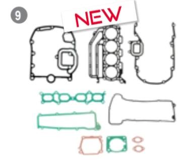 POCHETTE DE JOINTS SUZUKI DF90, DF100, DF115 (2001-2011) OEM 11410-90820, 11410-90821, 11410-90822, 11410-90823