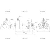 DEMARREUR HONDA BF40, BF50 9 DENTS 31200-ZV5-013