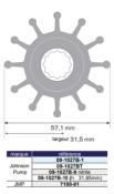 KIT TURBINE NITRILE JOHNSON 09-1027B-9