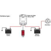 Interrupteur pour relais de charge Contura SPDT ON-OFF-ON BLUE SEA 2146