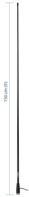 ANTENNE VHF PVC 1.50M 3 dB SCOUT BLACK EDITION KS-22