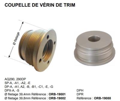 BOUCHON DE VERIN VOLVO DPH/DPR ORBITRADE 19088