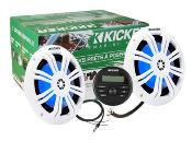 Pack Audio Marine Kicker Ambiance – KMC2 et HP 6.5" LED BLEU