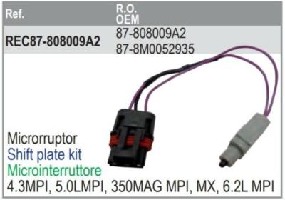 MICRO SWITCH RECMAR MERCRUISER OEM 87-808009A2, 87-8M0052935, 8M0052935