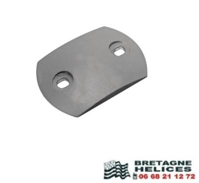 Anode alu plaque safran