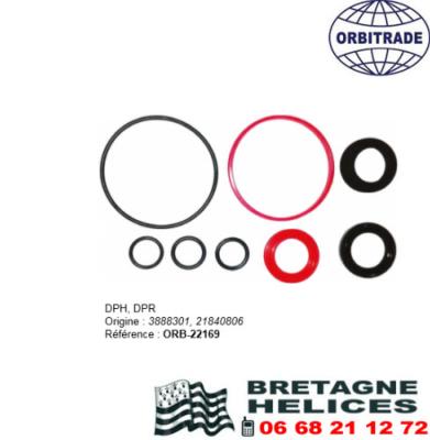 KIT JOINTS ORBITRADE 22169 VERIN DE TRIM VOLVO DPH, DPR OEM 3888301, 21840806