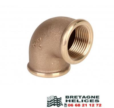 COUDE 90° FEMELLE / FEMELLE BRONZE 3" MAESTRINI