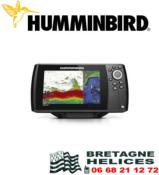 SONDEUR GPS COULEUR HUMMINBIRD HELIX 7G4N CHIRP DS AVEC SONDE TABLEAU ARRIERE + T°