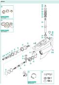 CARTER PIED D'EMBASE MERCRUISER BRAVO I OEM 1656-8866A64, 8866A64