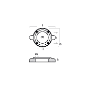 ANODE ZINC TECNOSEAL 01305 YAMNAR SD20, SD25, SD30, SD31, SD40, SD50, SD60 OEM 196420-02652