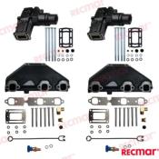 KIT ECHAPPEMENT VOLVO 1993+ GM262 V6 COUDE 28.7CM
