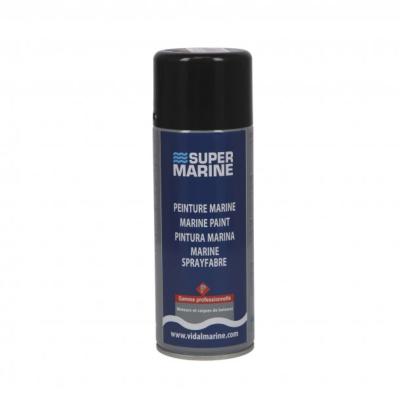 BOMBE PEINTURE MARINE NOIR BRILLANT 400ML SUPER  MARINE SMA114715