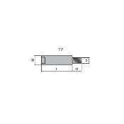 ANODE ZINC TECNOSEAL 01300 YAMNAR 2GM, 3GM, 3HM, 2QM, 3QM, YSB8-12, YSM8-12 series OEM 27210-200300