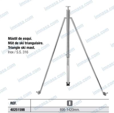 MAT DE SKI INOX 316 895-1420mm