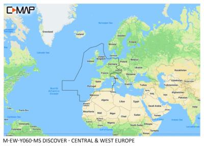 C-MAP Discover - Central & West Europe M-EW-Y060-MS