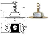 SUPPORT MOTEUR MARIN SILENTBLOCK 55 KG TIGE M12