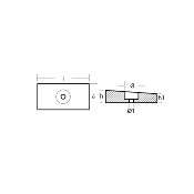 ANODE ZINC PLAQUE TECNOSEAL 01407 HONDA BF75-BF225 (1999 ET +) OEM 41109-ZW1-B03