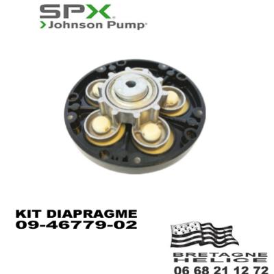 KIT DIAPHRAGME POUR POMPE JOHNSON WPS 5.0 09-46779-02