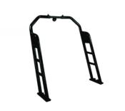 ROLL BAR SNIPER ALU NOIR Ø 50 MM 1005-1225 MM