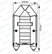 ANNEXE PNEUMATIQUE 200 SL GS MARINE 197 X 131 CM