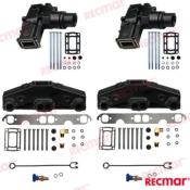 KIT ECHAPPEMENT VOLVO 1993- GM 305/350 V8 COUDE 28.7CM