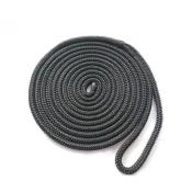 Bosse amarrage 8 torons noir boucle Ø 14 x 10m