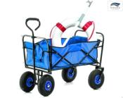 CHARIOT ROULANT PLIANT BLEU 116 X 54 X 90 CM