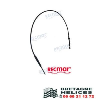 CABLE ACCELERATEUR RECMAR POUR JOHNSON EVINRUDE 20, 25, 30CV OEM 500581, 396161