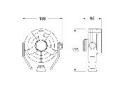 VENTILATEUR PVC 2 VITESSES NOIR 12V HELLA MARINE TURBO