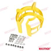 PROTECTION HELICE JAUNE 9" POUR MOTEUR 9.9 A 20CV