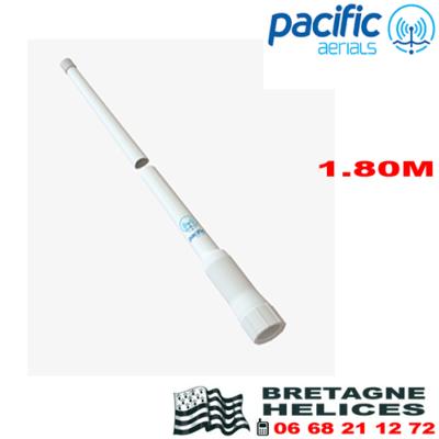 ANTENNE PACIFIC VHF 1.80M NYLON 6db SEAMASTER PRO P6101