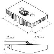 RESERVOIR 86L - 1070x500x230MM CAN SB SE9011