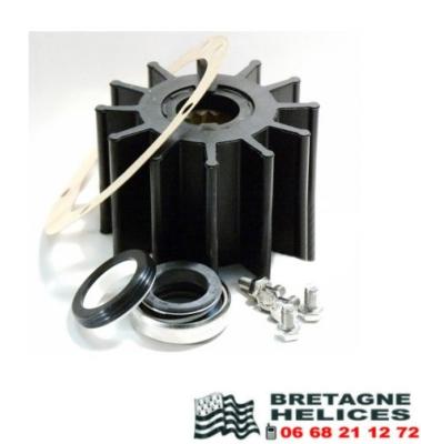 Kit de maintenance pour pompe bronze série 52220-0051 (turbine néoprène) JABSCO SK407-0011 