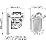 Avertisseur HR1 Hurricane à compresseur - 12V