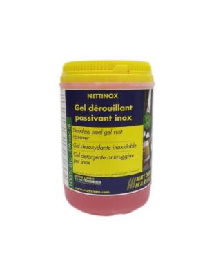 NETTINOX - GEL NETTOYANT PASSIVANT DEROUILLANT INOX 300 g MATT CHEM 401M