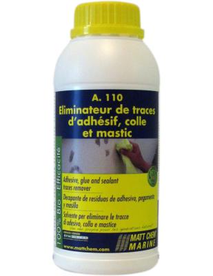 A.110 ELIMINATEUR DE TRACE D’ADHESIF ET DE COLLE MATT CHEM 949M.0.5 FLACON 500ML