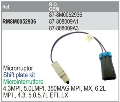 MICRO SWITCH MERCRUISER OEM 87-808009A1, 87-808009A3, 87-8M0052936, 8M0052936