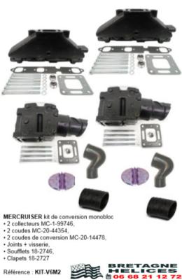 KIT REFROIDISSEMENT MERCRUISER GM V6 KIT-V6M2