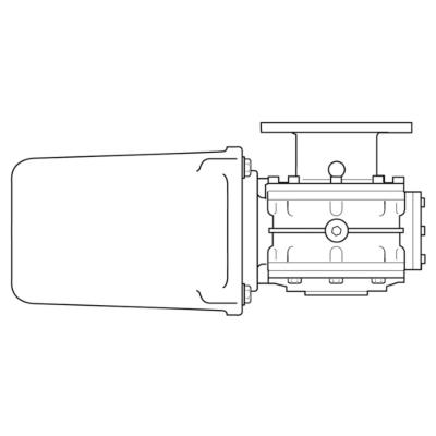Motoréducteur V2 - 24V - IP68 - non Fast Fit LEWMAR OEM 68001053